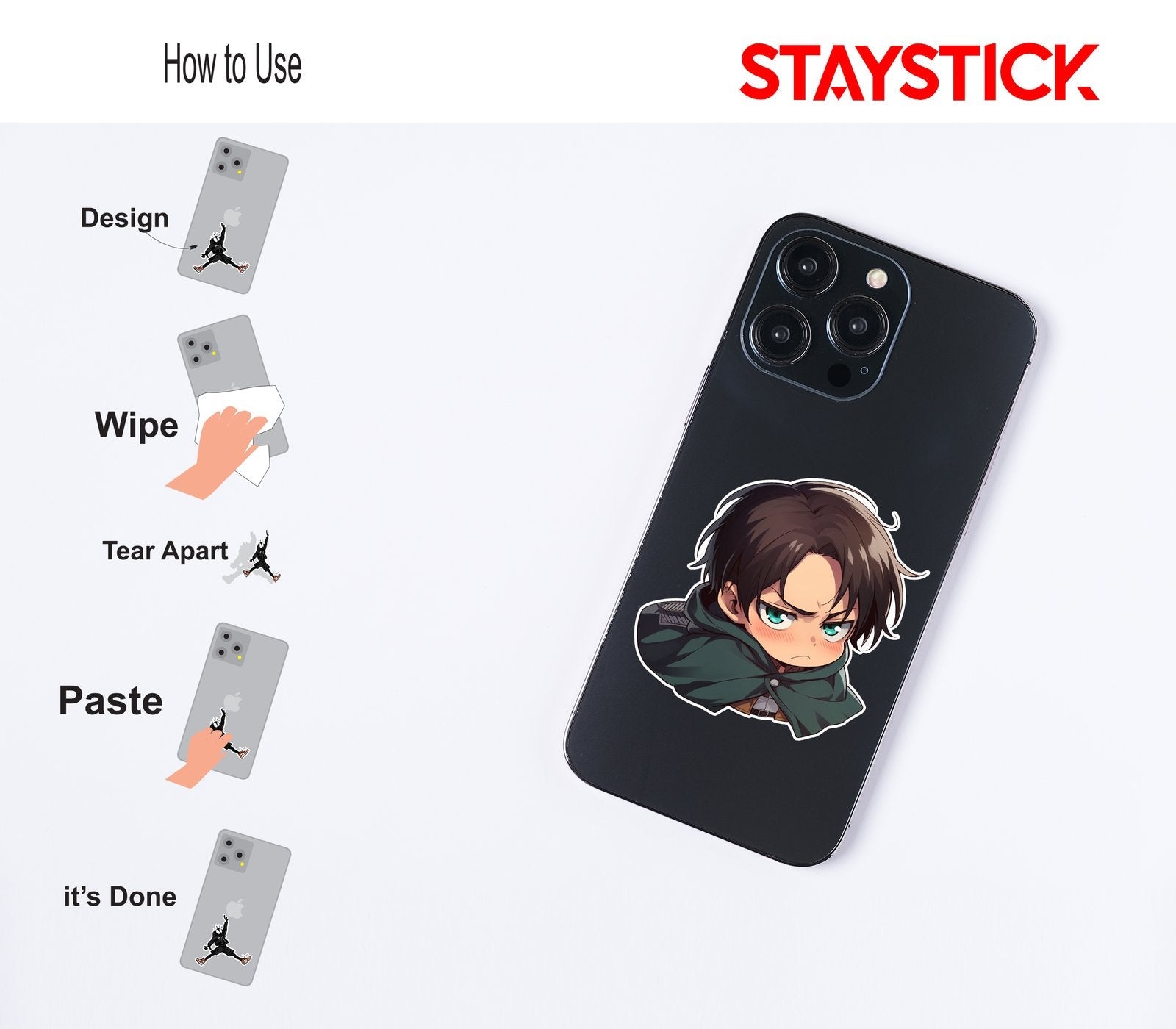 Angry Boy Face Sticker Premium Vinyl Sticker