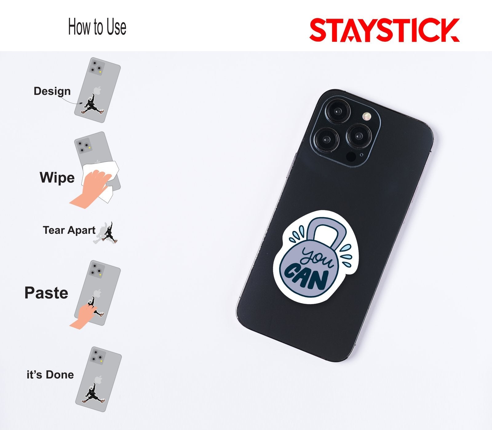 YOU CAN STICKER Premium Vinyl Sticker