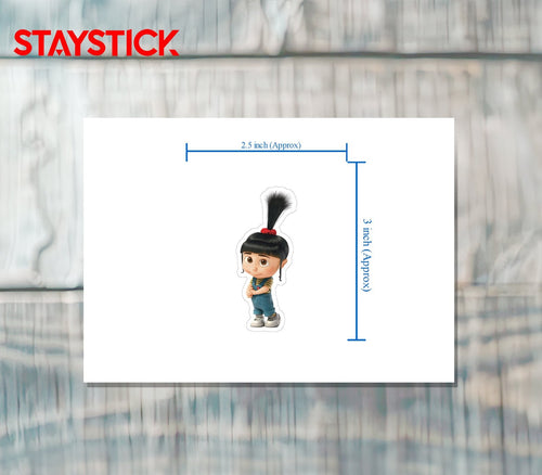 Agnes Despicable Me Sticker Premium Vinyl Sticker