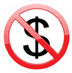 NO CASH TRANSACTION STICKER Premium Vinyl Sticker