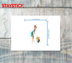 Scarlett Overkill and Minion Sticker Premium Vinyl Sticker