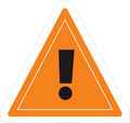 SAFETY WARNING STICKER Premium Vinyl Sticker