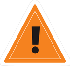 SAFETY WARNING STICKER Premium Vinyl Sticker