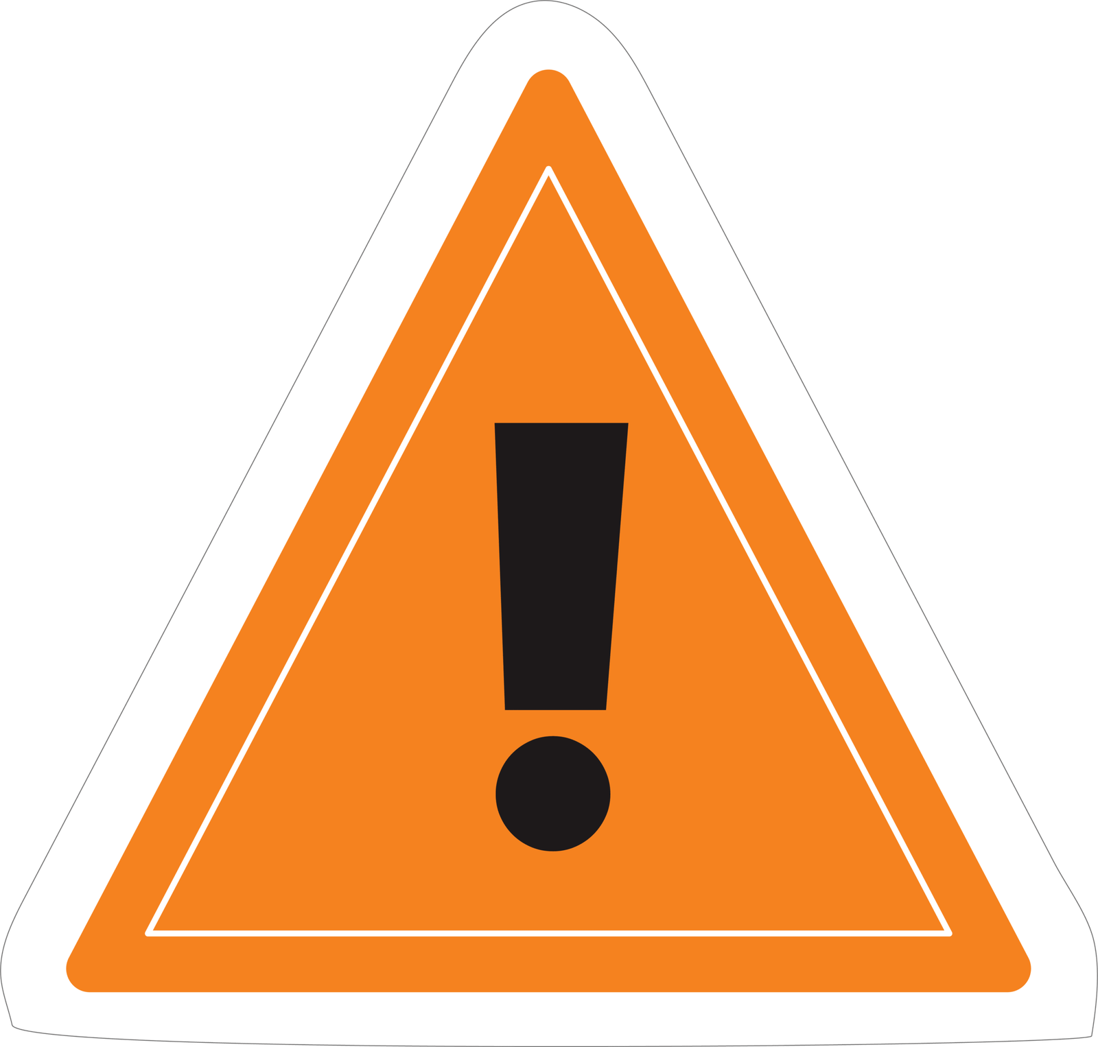 SAFETY WARNING STICKER Premium Vinyl Sticker