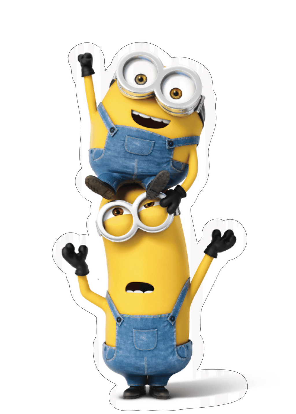 Stacked Minions Sticker Premium Vinyl Sticker