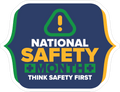 SAFETY MONTH STICKER Premium Vinyl Sticker
