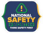 SAFETY MONTH STICKER Premium Vinyl Sticker