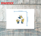 Excited Minions Sticker Premium Vinyl Sticker