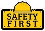 SAFETY FIRST STICKER Safety Sticker