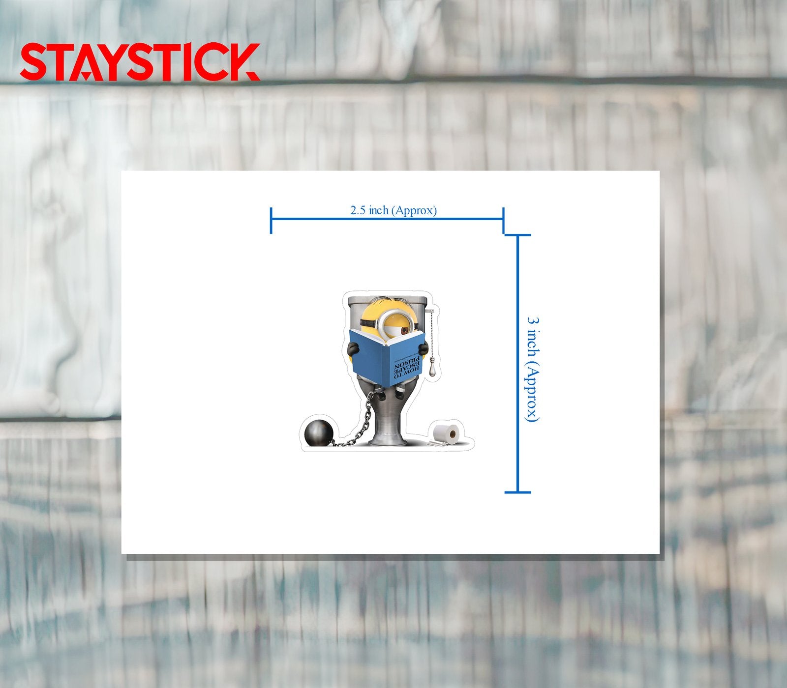 Minion Moments Sticker Premium Vinyl Sticker