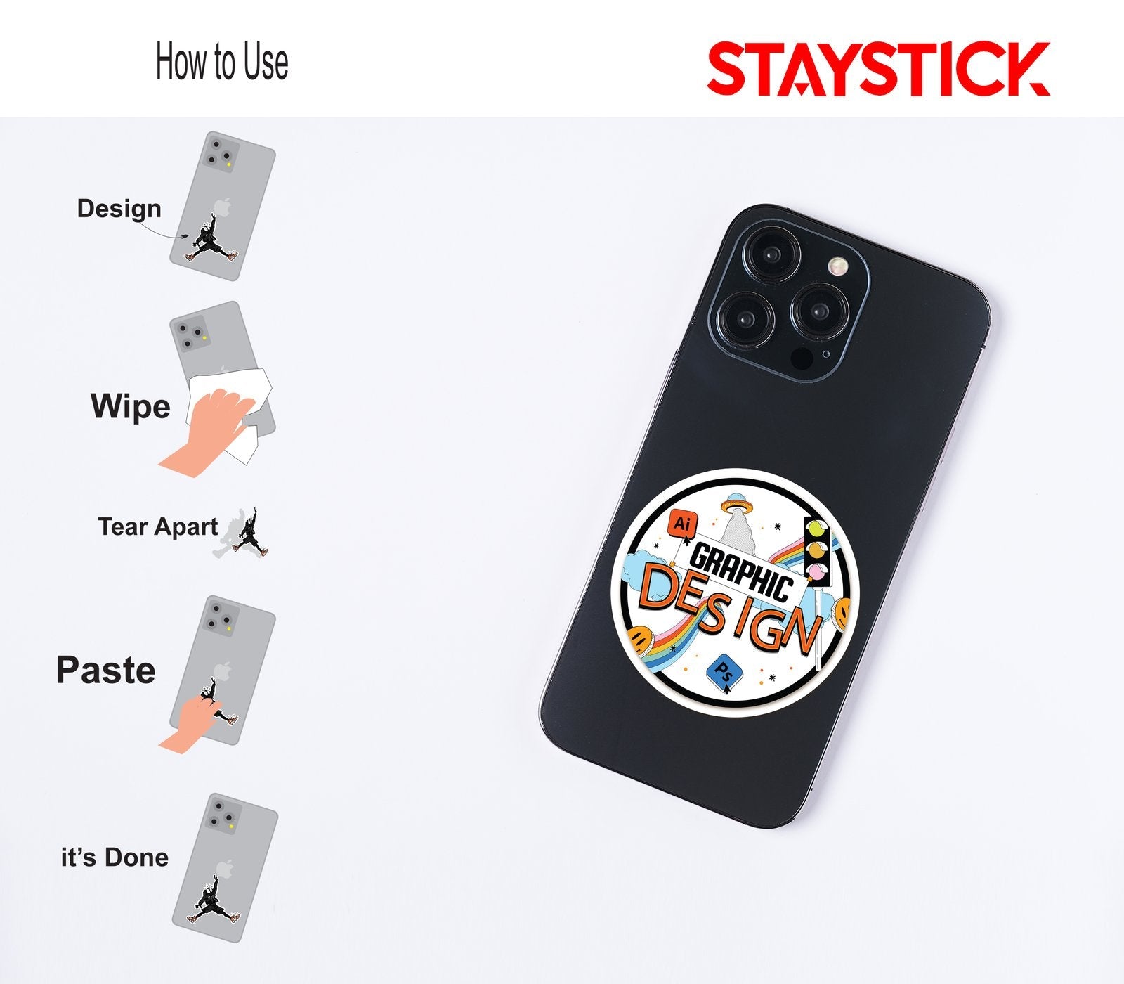 LOGO STICKER Metalized Sticker
