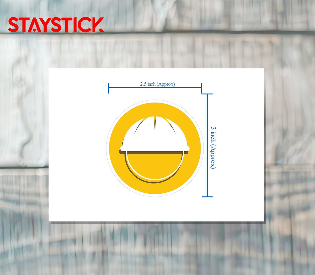 WHITE HAT STICKER Premium Vinyl Sticker