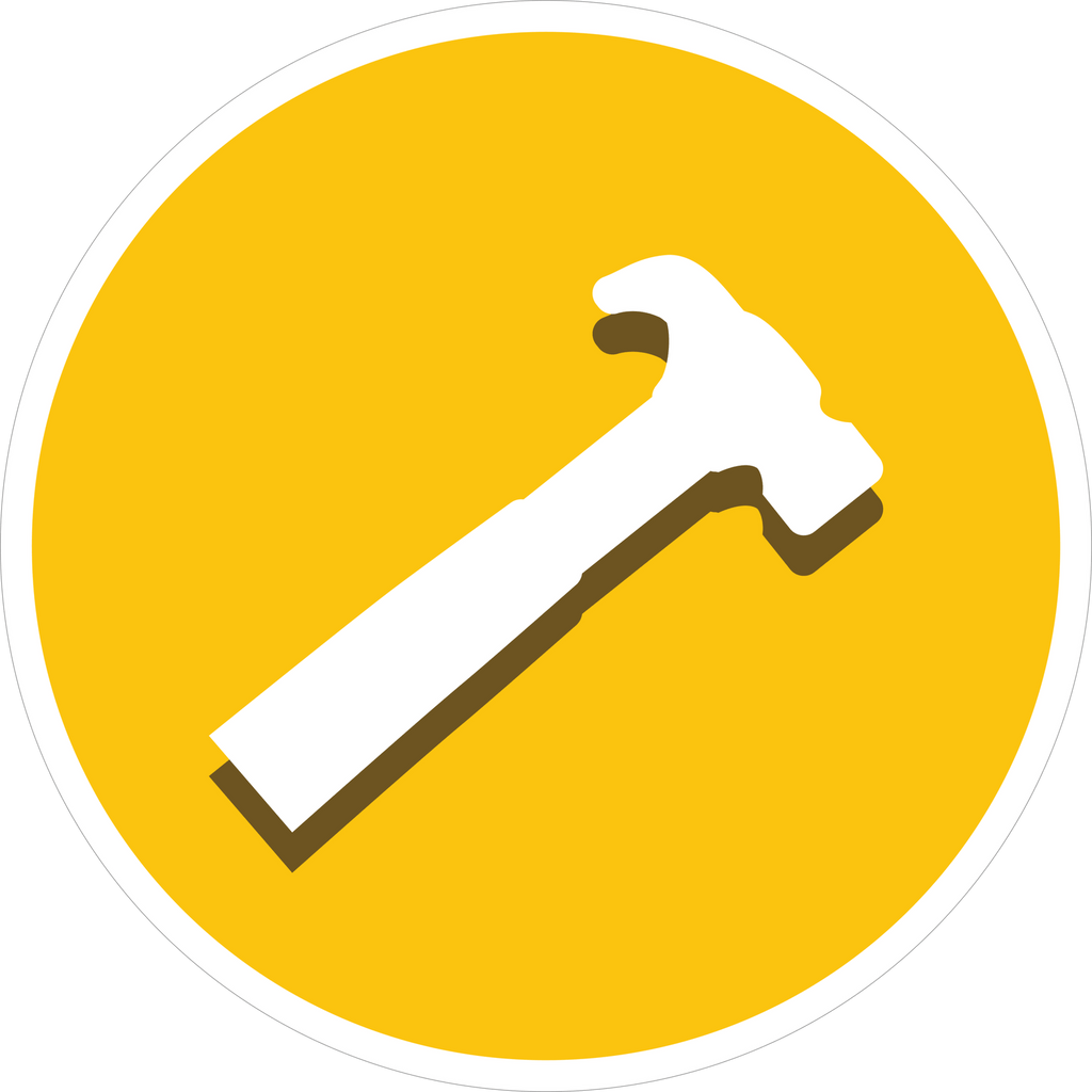 HAMMER STICKER Premium Vinyl Sticker
