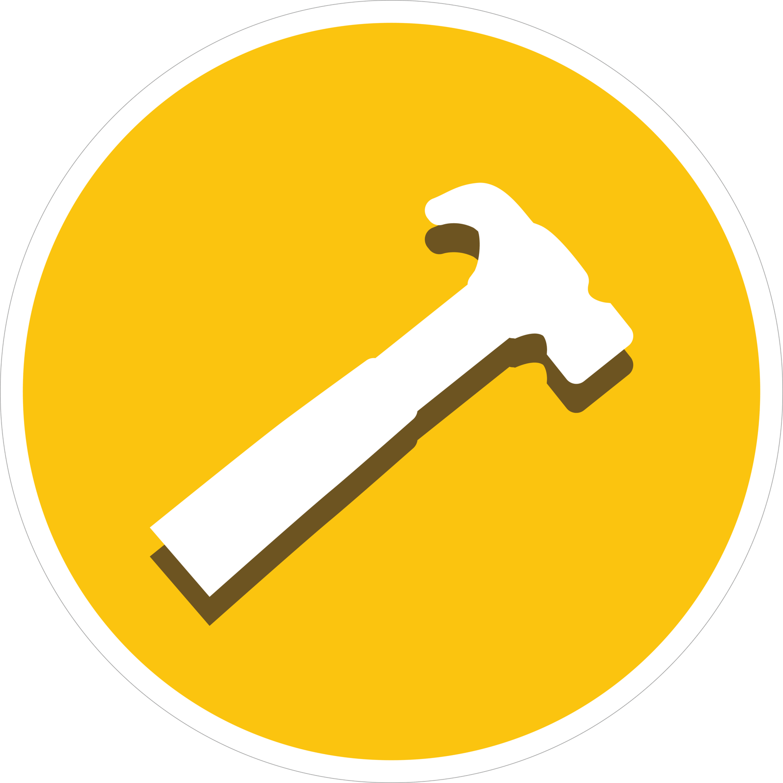 HAMMER STICKER Premium Vinyl Sticker