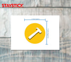 HAMMER STICKER Premium Vinyl Sticker