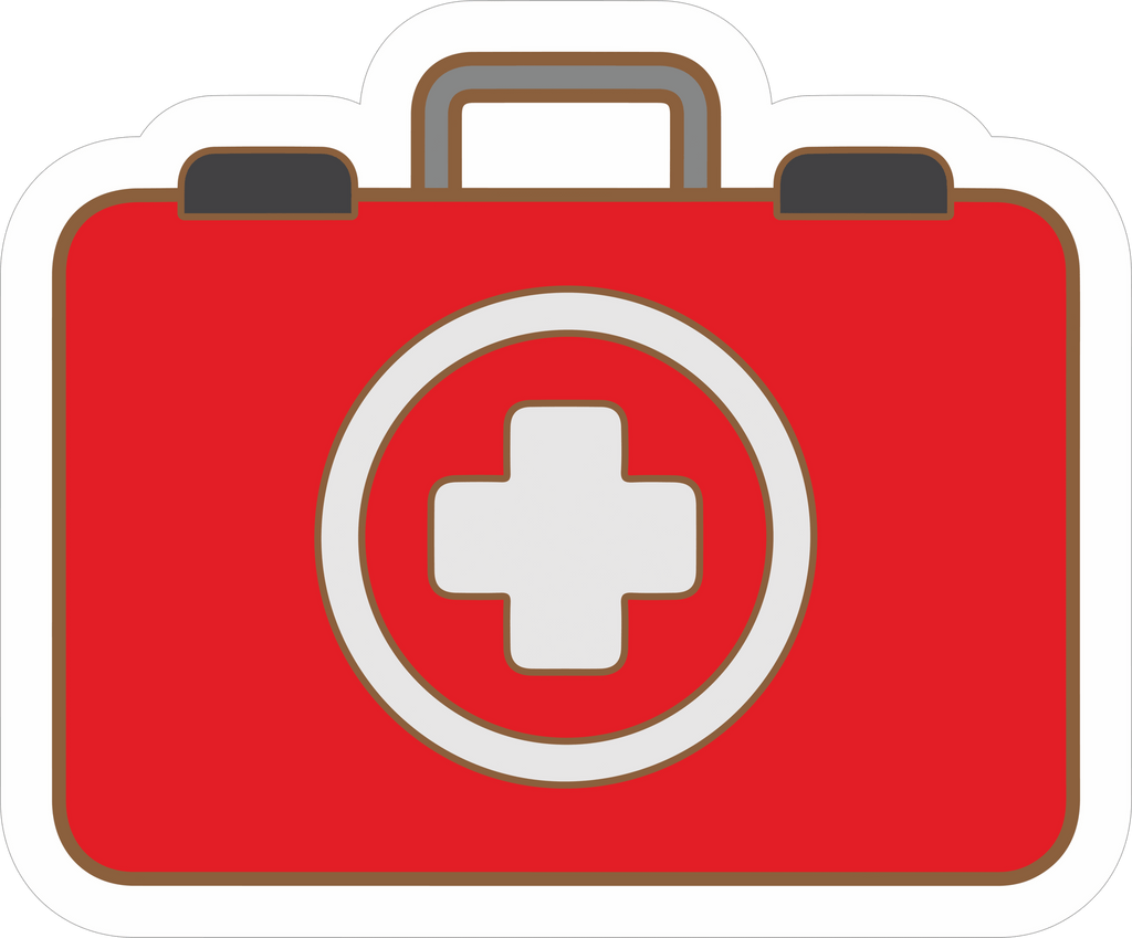 FIRST AID STICKER Premium Vinyl Sticker