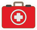 FIRST AID STICKER Premium Vinyl Sticker