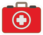 FIRST AID STICKER Premium Vinyl Sticker