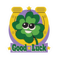 GOOD LUCK STICKER Premium Vinyl Sticker