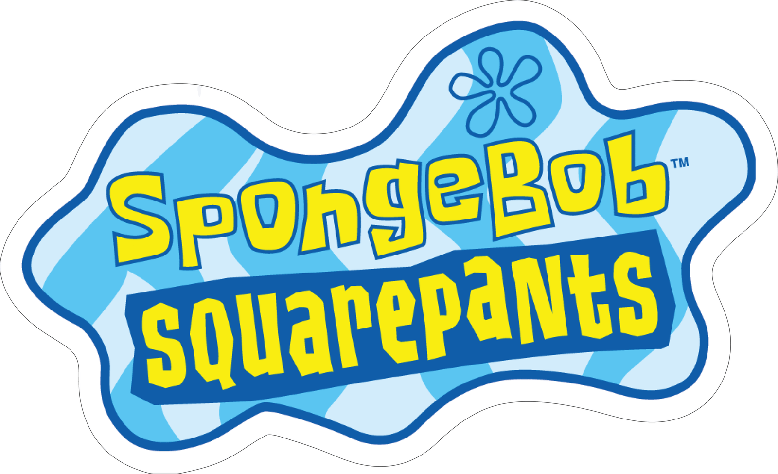 SpongeBob SquarePants Logo Sticker Premium Vinyl Sticker