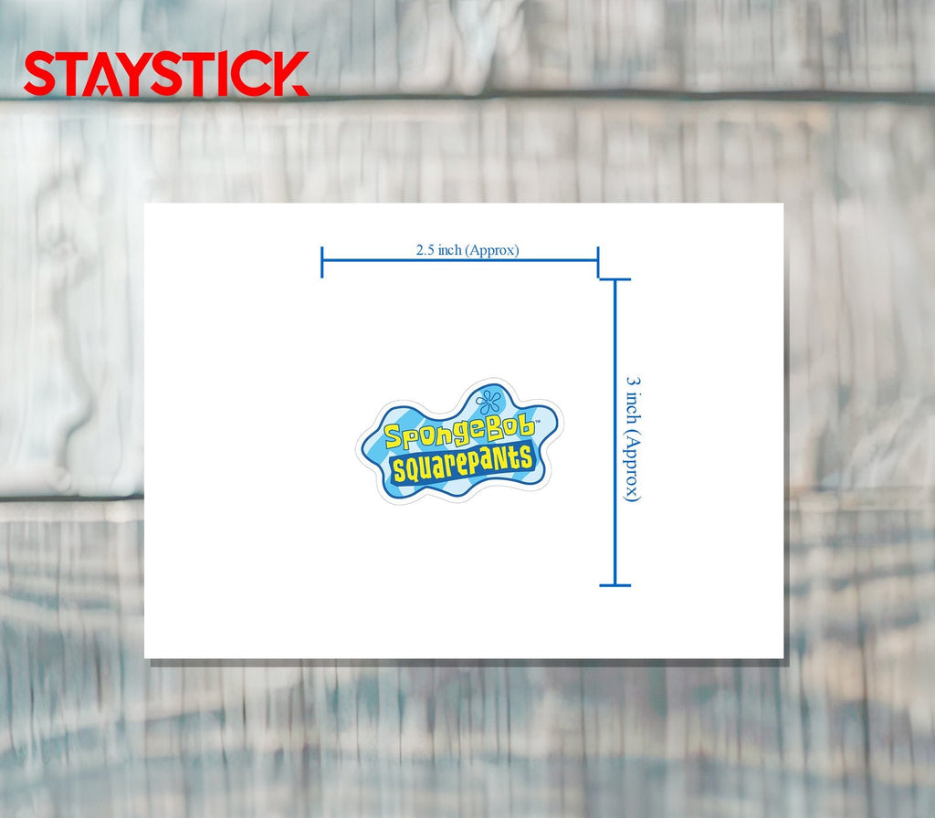 SpongeBob SquarePants Logo Sticker Premium Vinyl Sticker