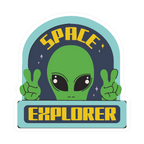 SPACE STICKER Premium Vinyl Sticker