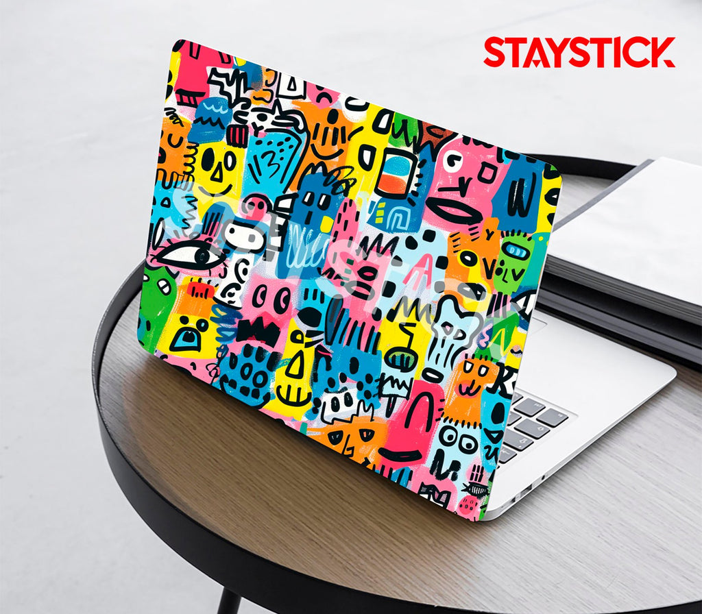 FUNNY CARTOON DESIGNED SKIN LAPTOP STICKER