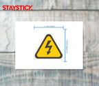 HIGH VOLTAGE WARNING STICKER Premium Vinyl Sticker
