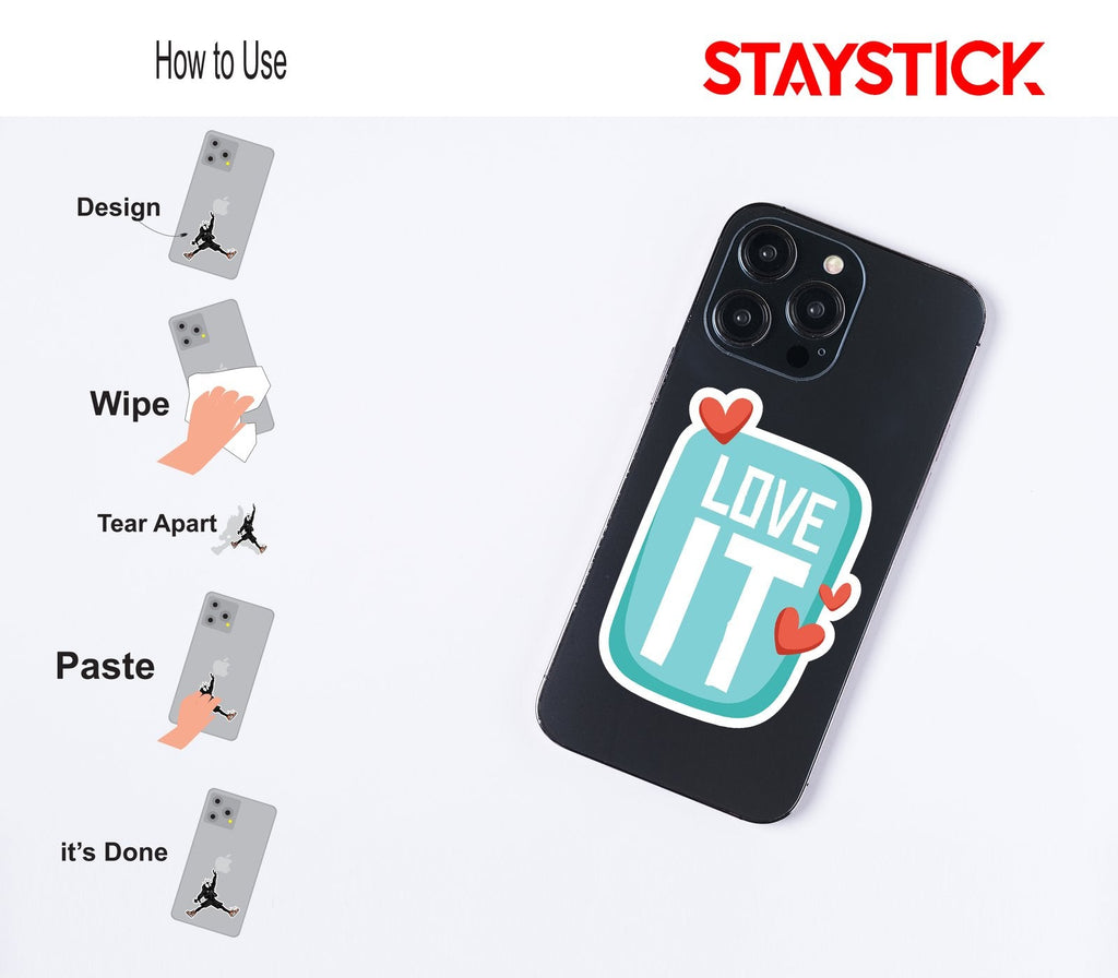 LOVE IT STICKER Premium Vinyl Sticker