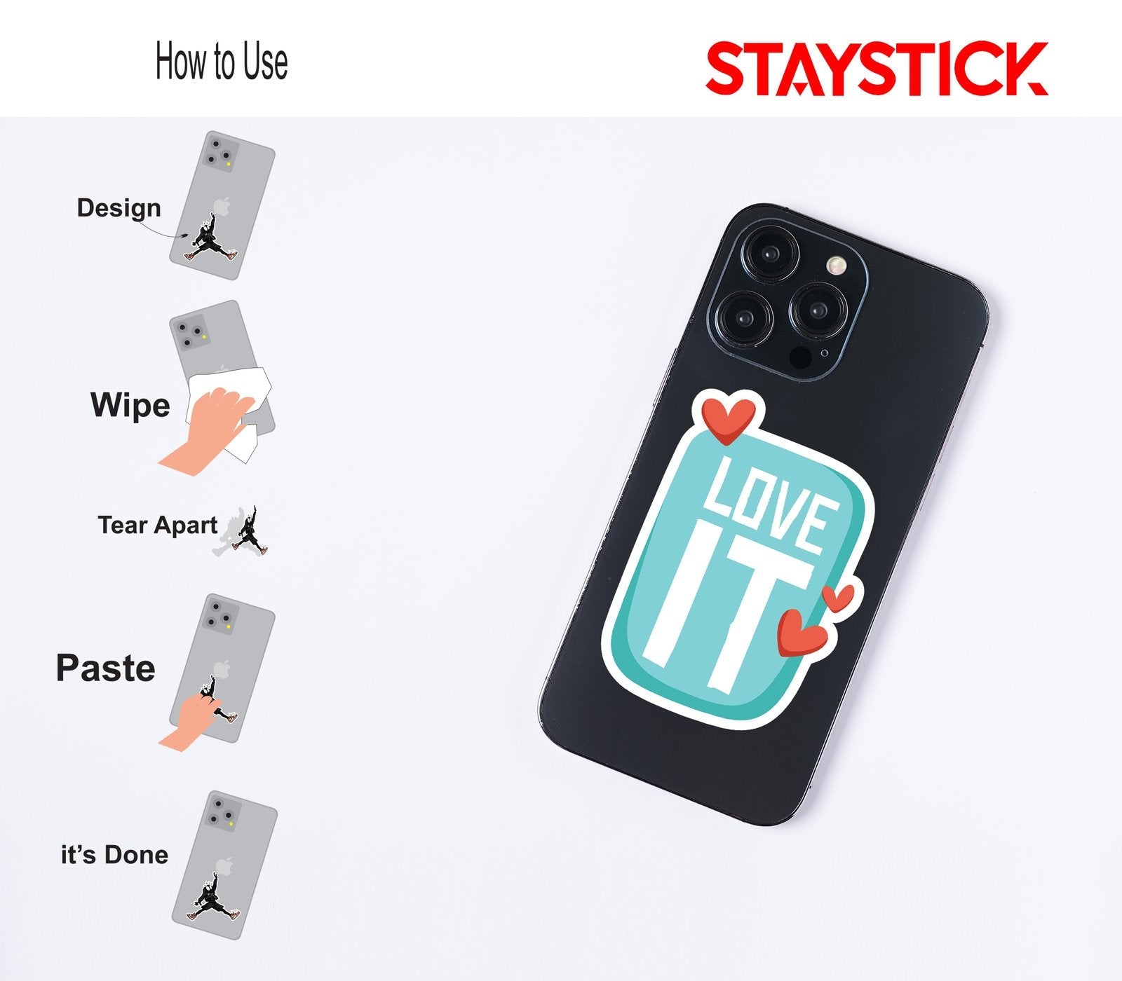 LOVE IT STICKER Premium Vinyl Sticker