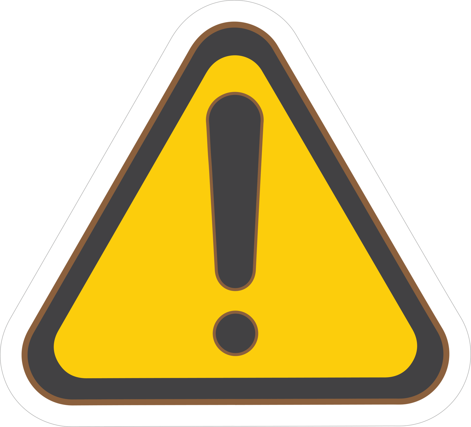 WARNING STICKER Safety Sticker