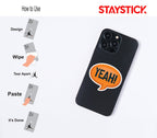 YEAH STICKER Premium Vinyl Sticker