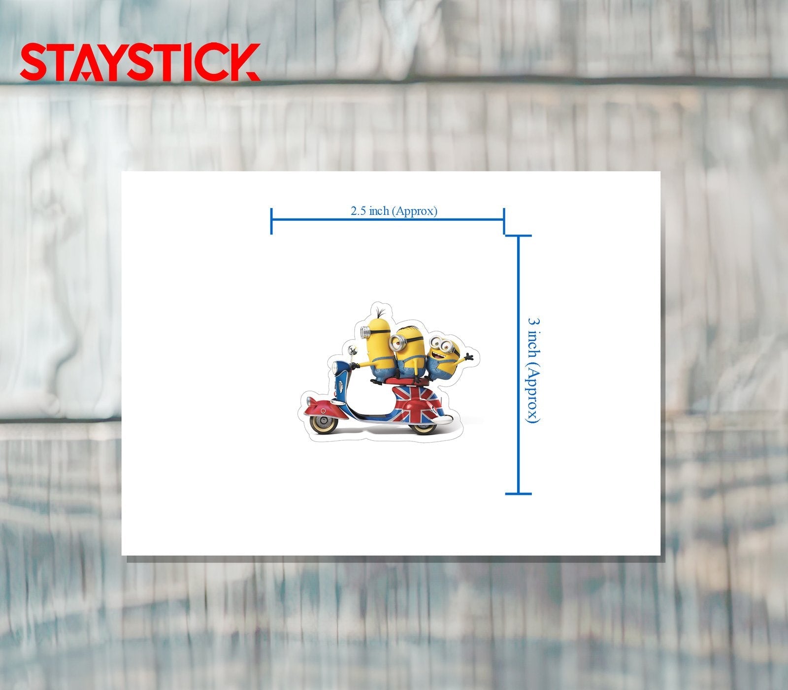 Surprised Patrick Star Sticker 3D Premium Sticker