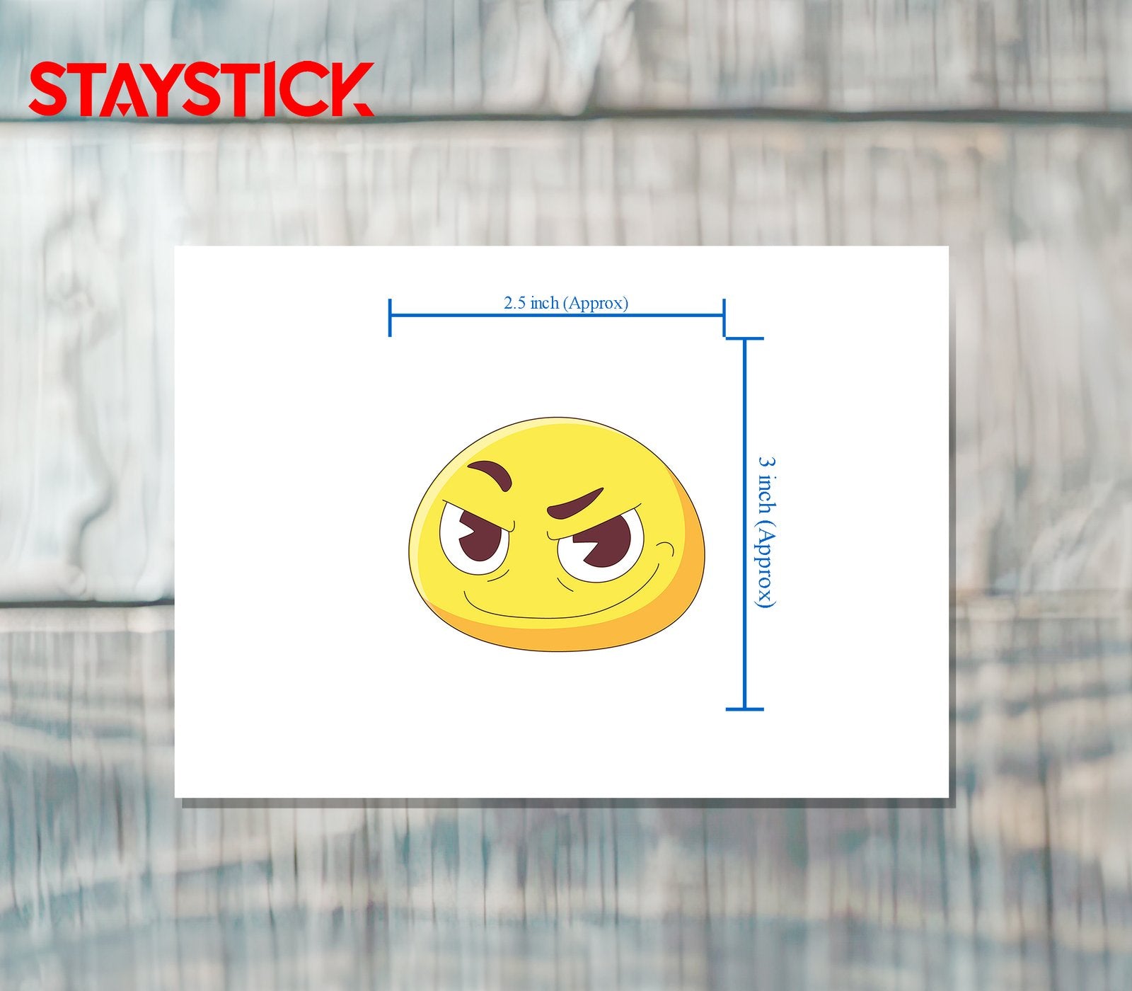 EMOJI 5 STICKER Premium Vinyl Sticker