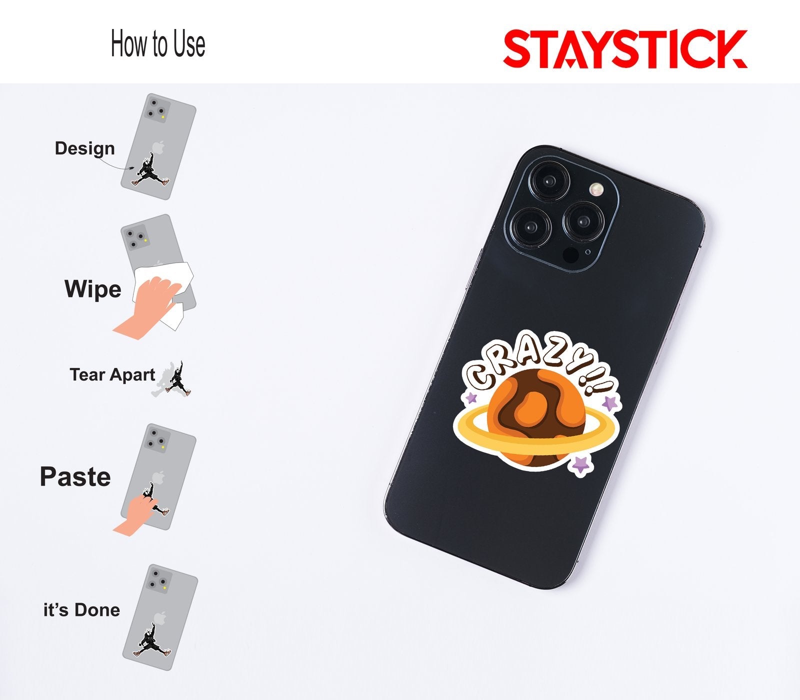 CRAZY STICKER Premium Vinyl Sticker