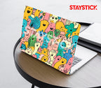 FUNNY MONSTER SKIN LAPTOP STICKER