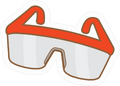 SUNGLASSES STICKER Premium Vinyl Sticker