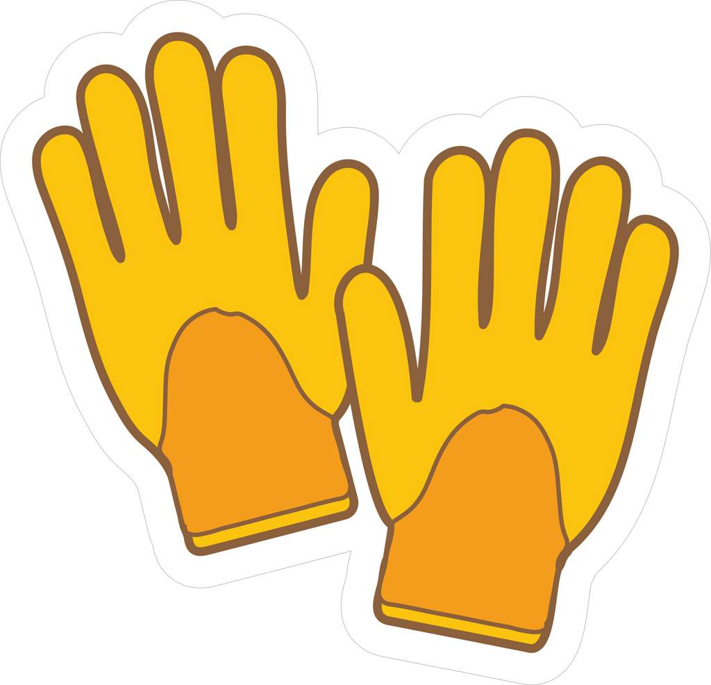 HAND GLOW STICKER Premium Vinyl Sticker