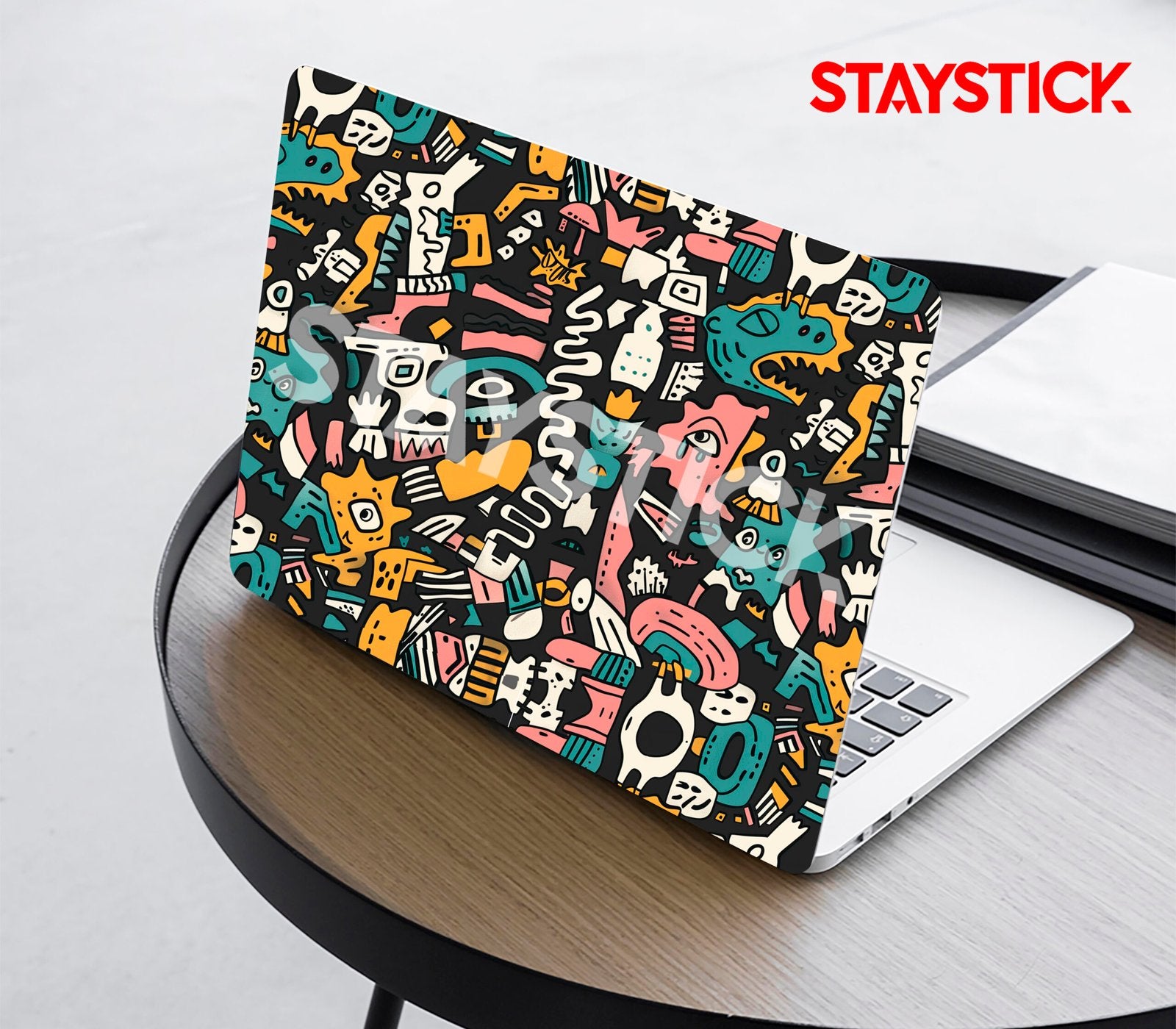 FUNNY MONSTER DESIGNED  LAPTOP STICKER