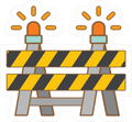 BARRICADE STICKER Premium Vinyl Sticker