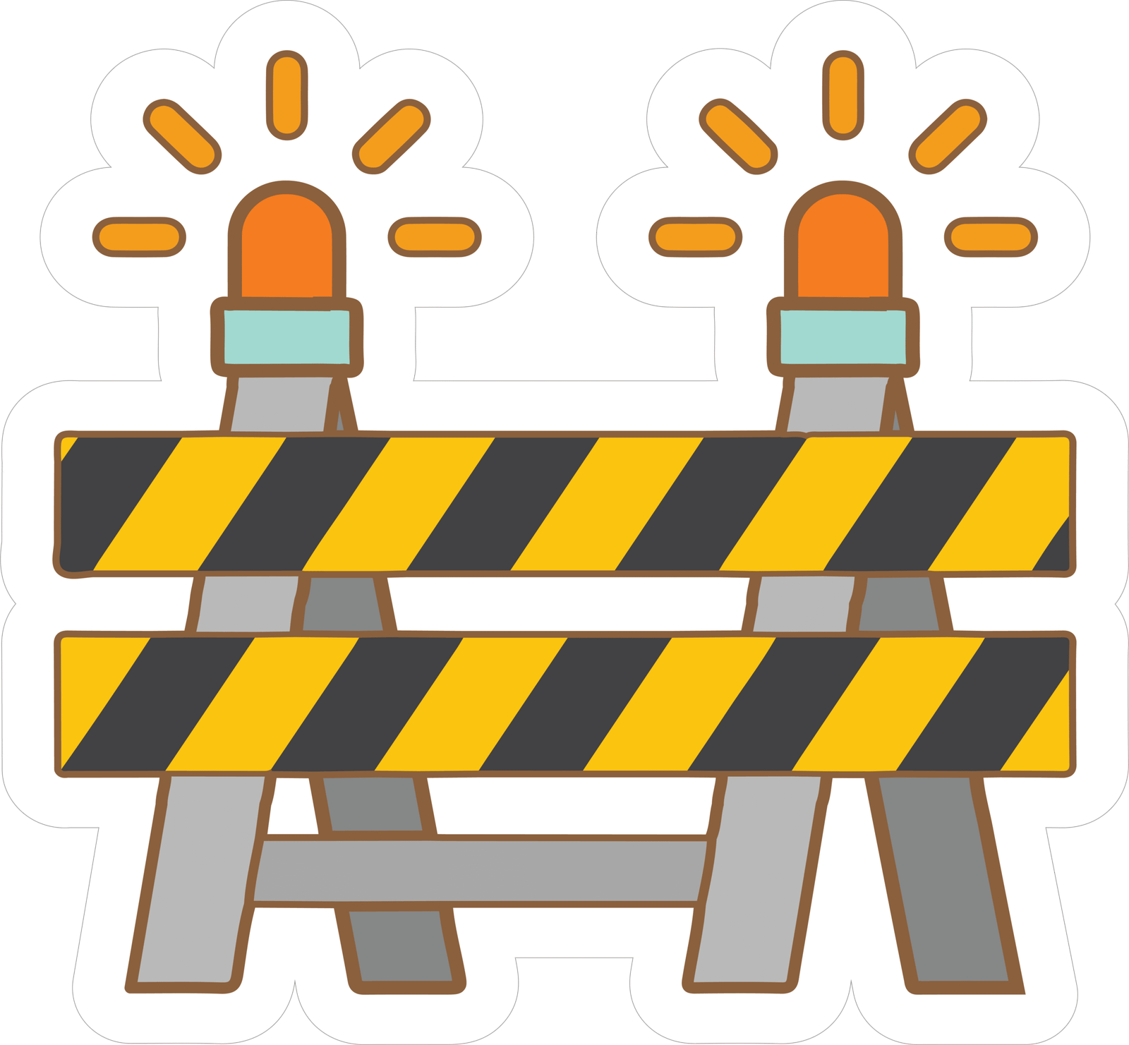 BARRICADE STICKER Premium Vinyl Sticker
