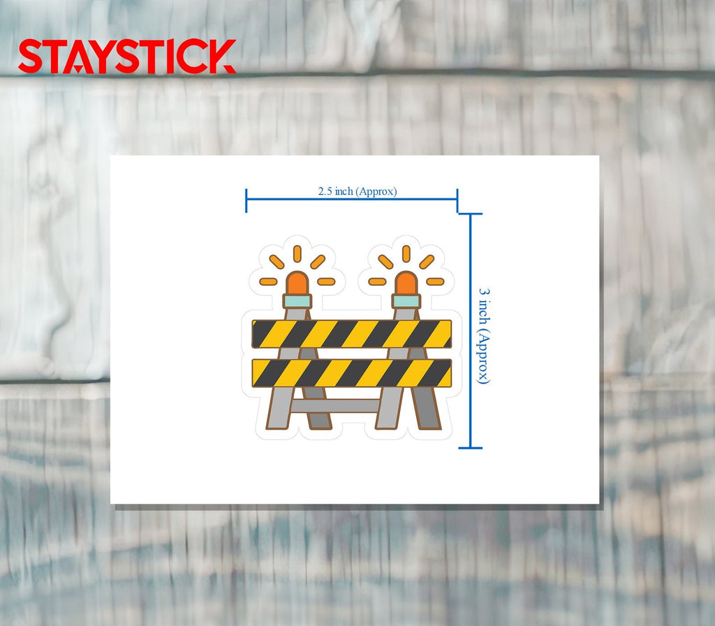 BARRICADE STICKER Premium Vinyl Sticker