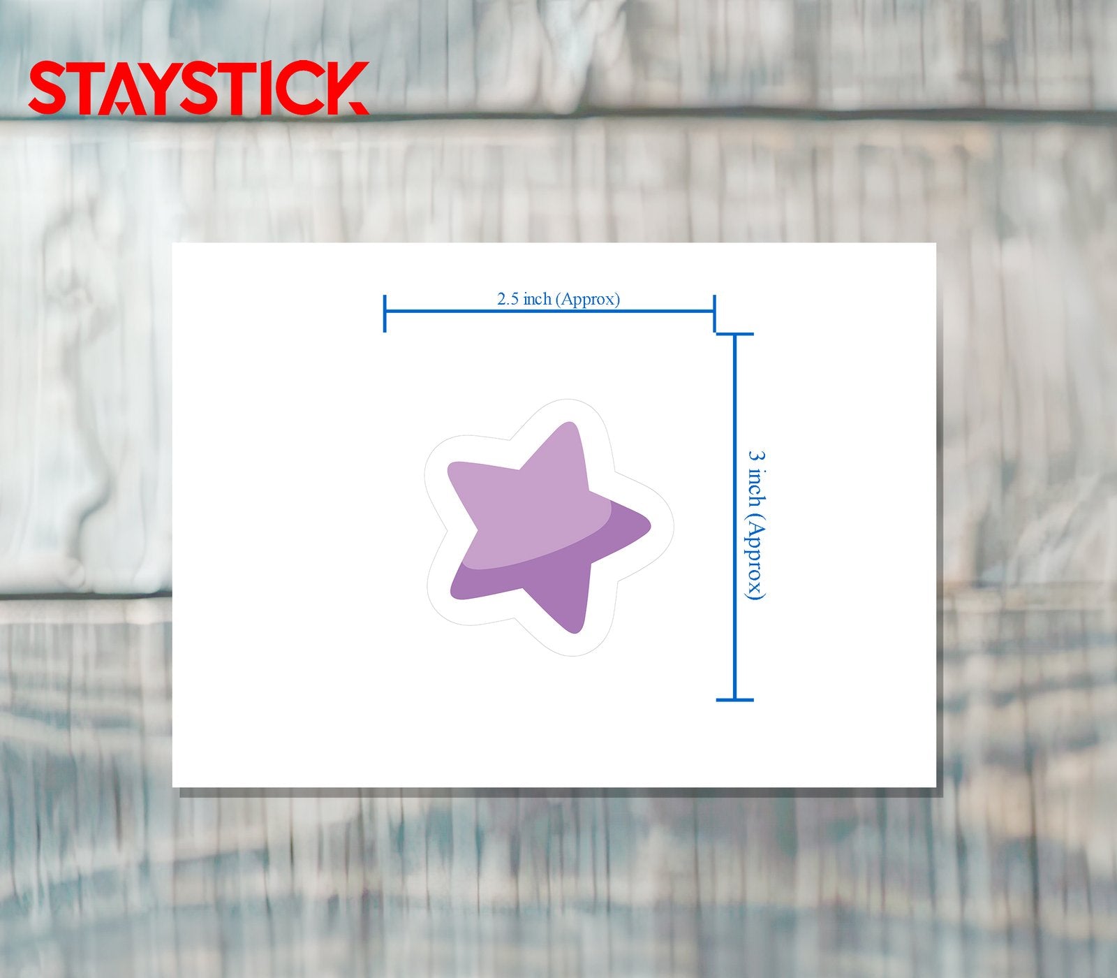 Surprised Patrick Star Sticker 3D Premium Sticker