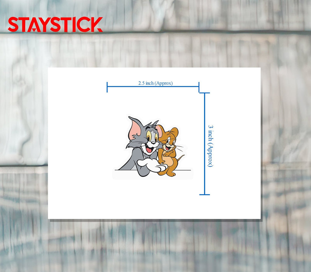 Tom and Jerry Cartoon Sticker Premium Vinyl Sticker