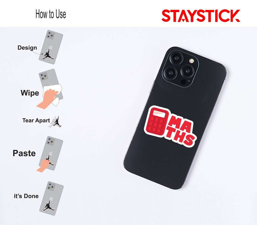MATHS STICKER Premium Vinyl Sticker