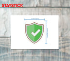 GREEN SHIELD STICKER Premium Vinyl Sticker