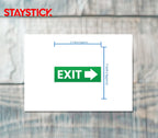 EXIT STICKER Premium Vinyl Sticker