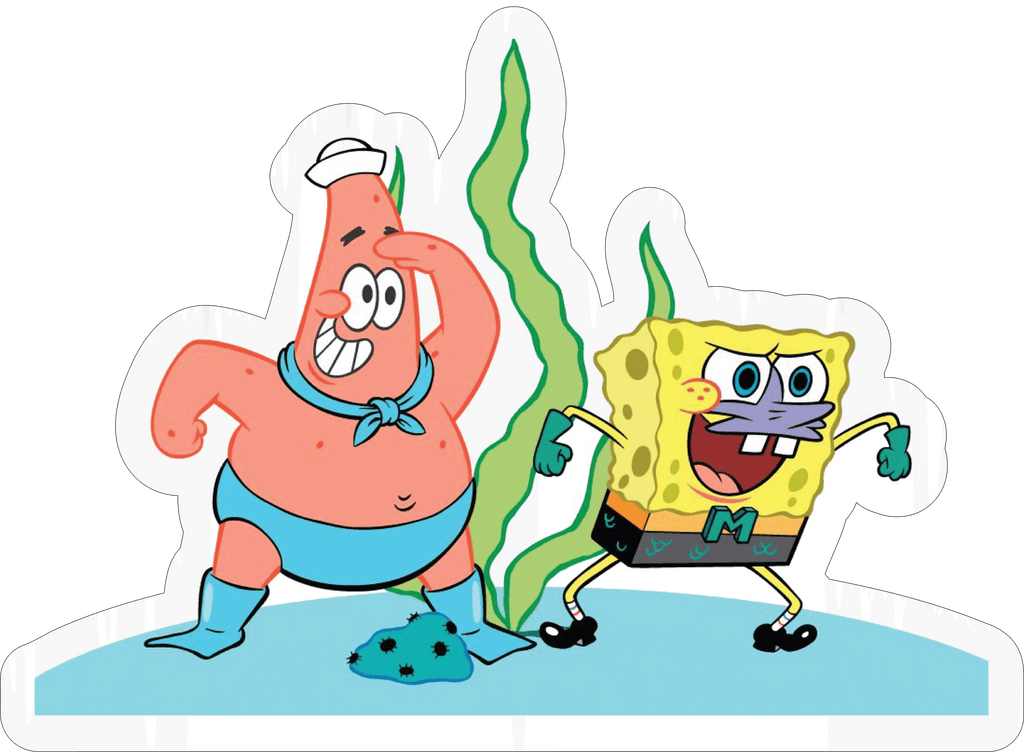 SpongeBob & Patrick Sticker Premium Vinyl Sticker