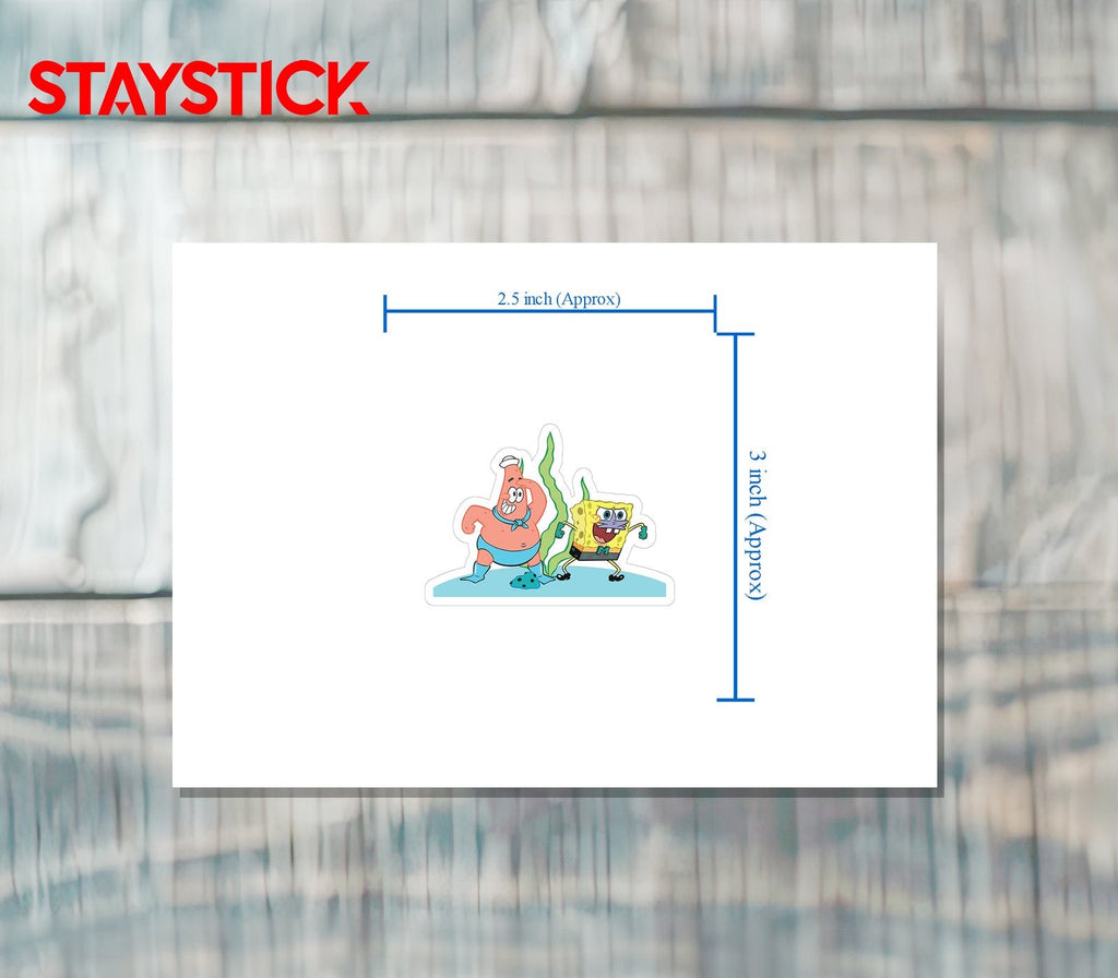 SpongeBob & Patrick Sticker Premium Vinyl Sticker