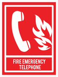 EMERGENCY PHONE STICKER Premium Vinyl Sticker